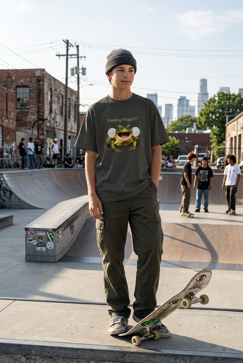 Leap for Jesus Oversized faded t-shirt