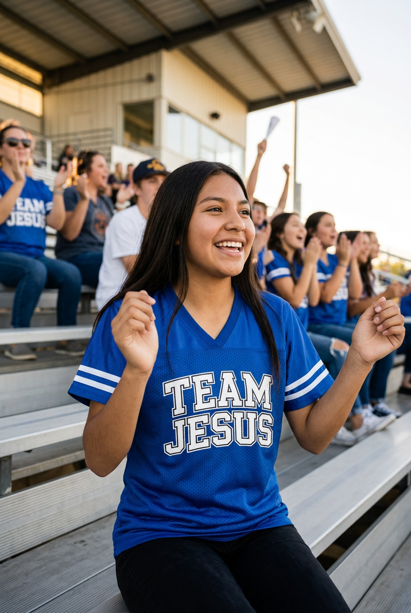 Team Jesus Ladies Jersey Top