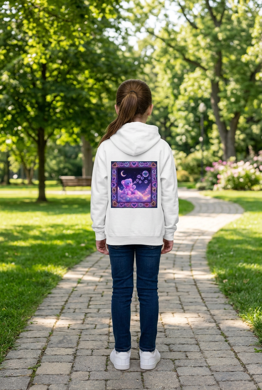 Neon Bubbles Kids Hoodie