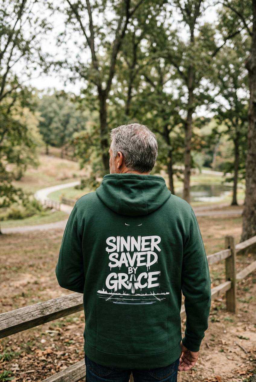 Sinner Saved By Grace Hoodie