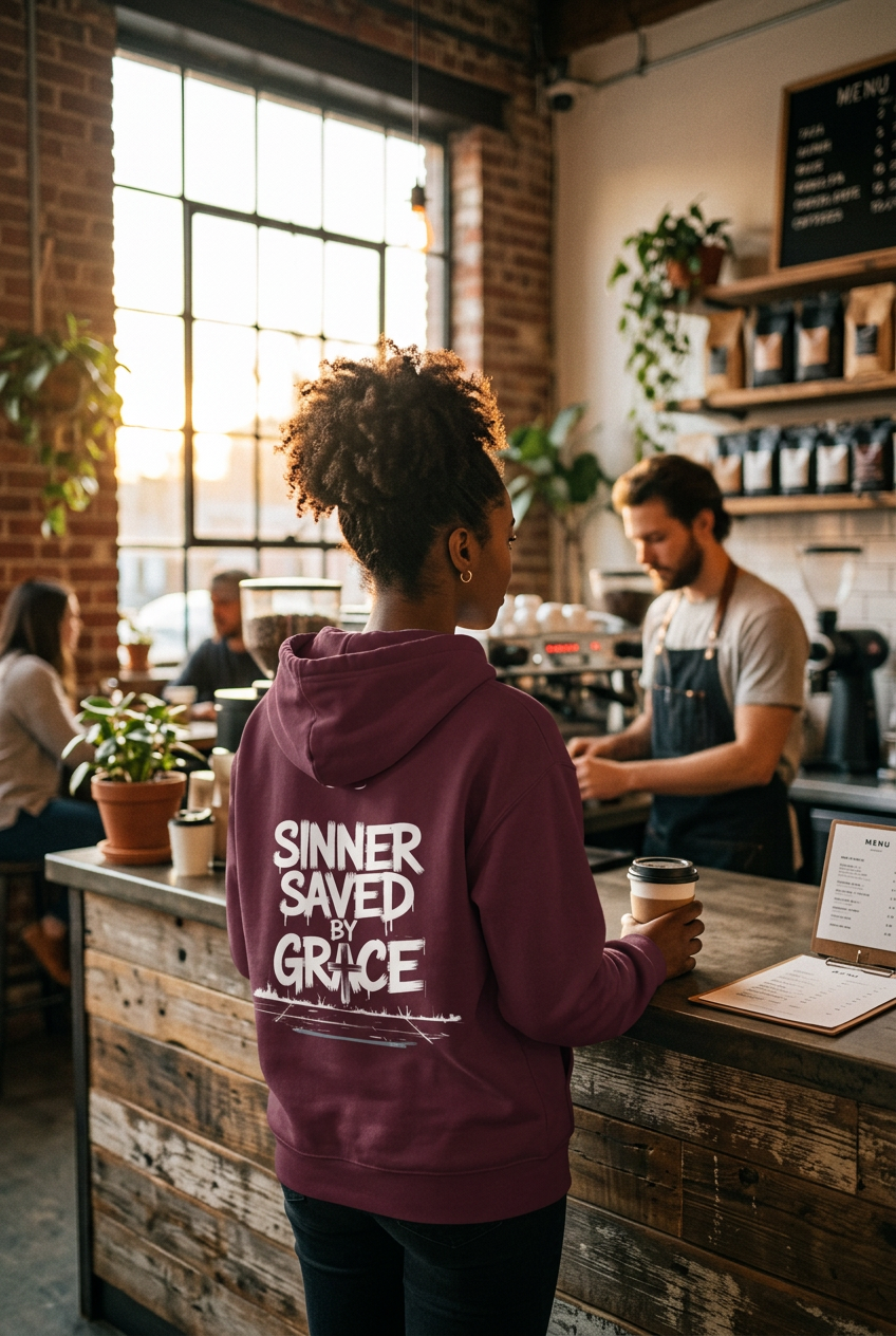 Sinner Saved By Grace Hoodie