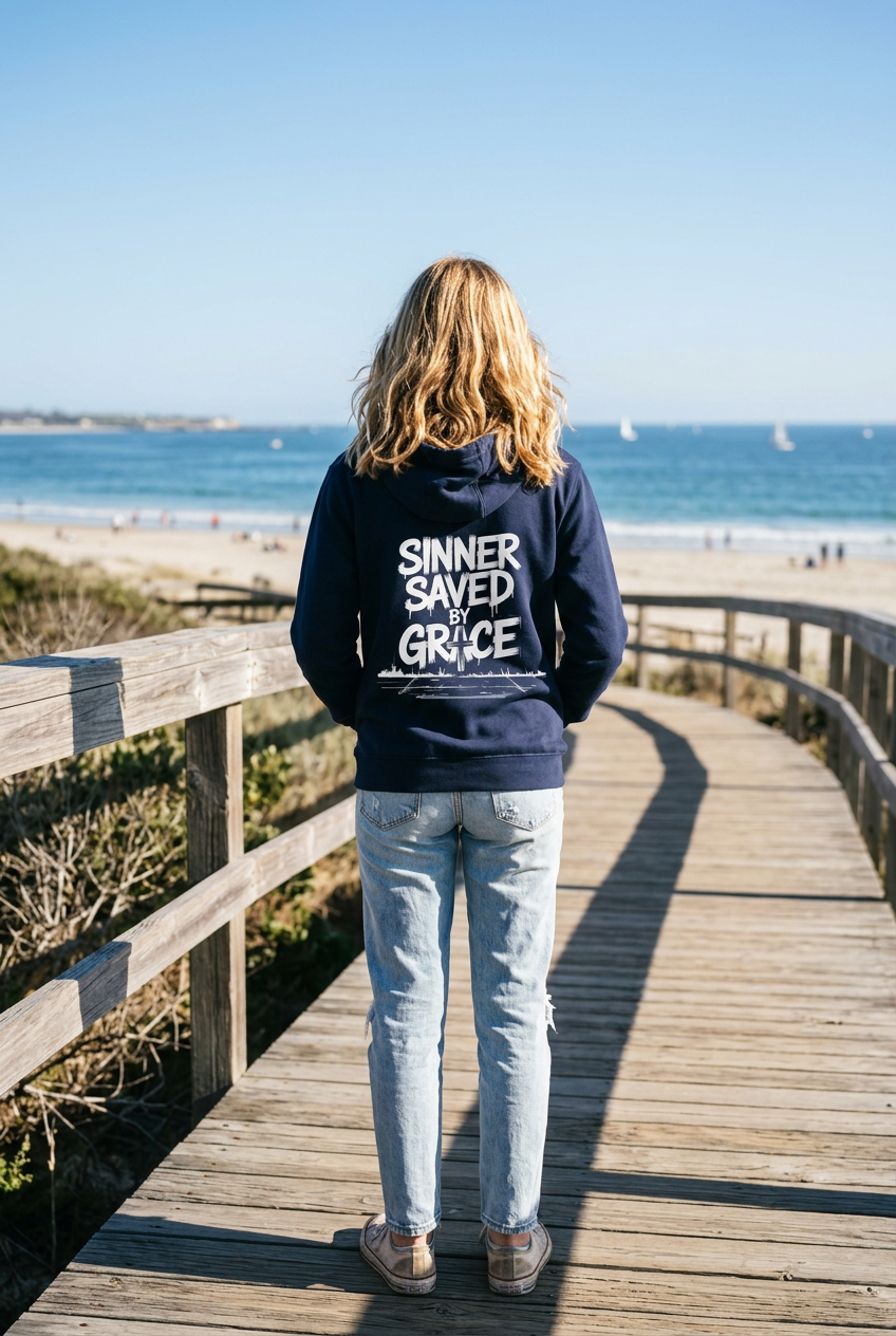 Sinner Saved By Grace Hoodie