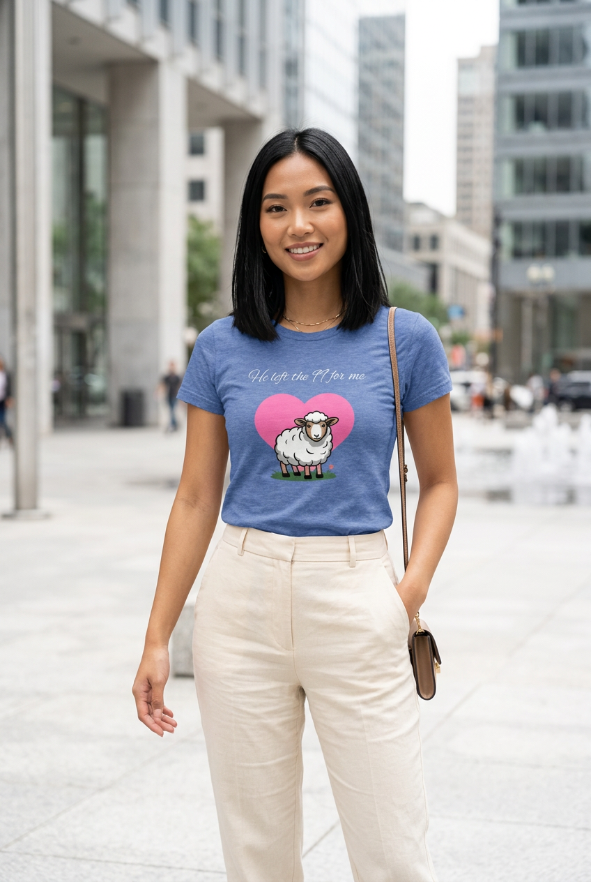 He left the 99 Ladies Graphic Tee