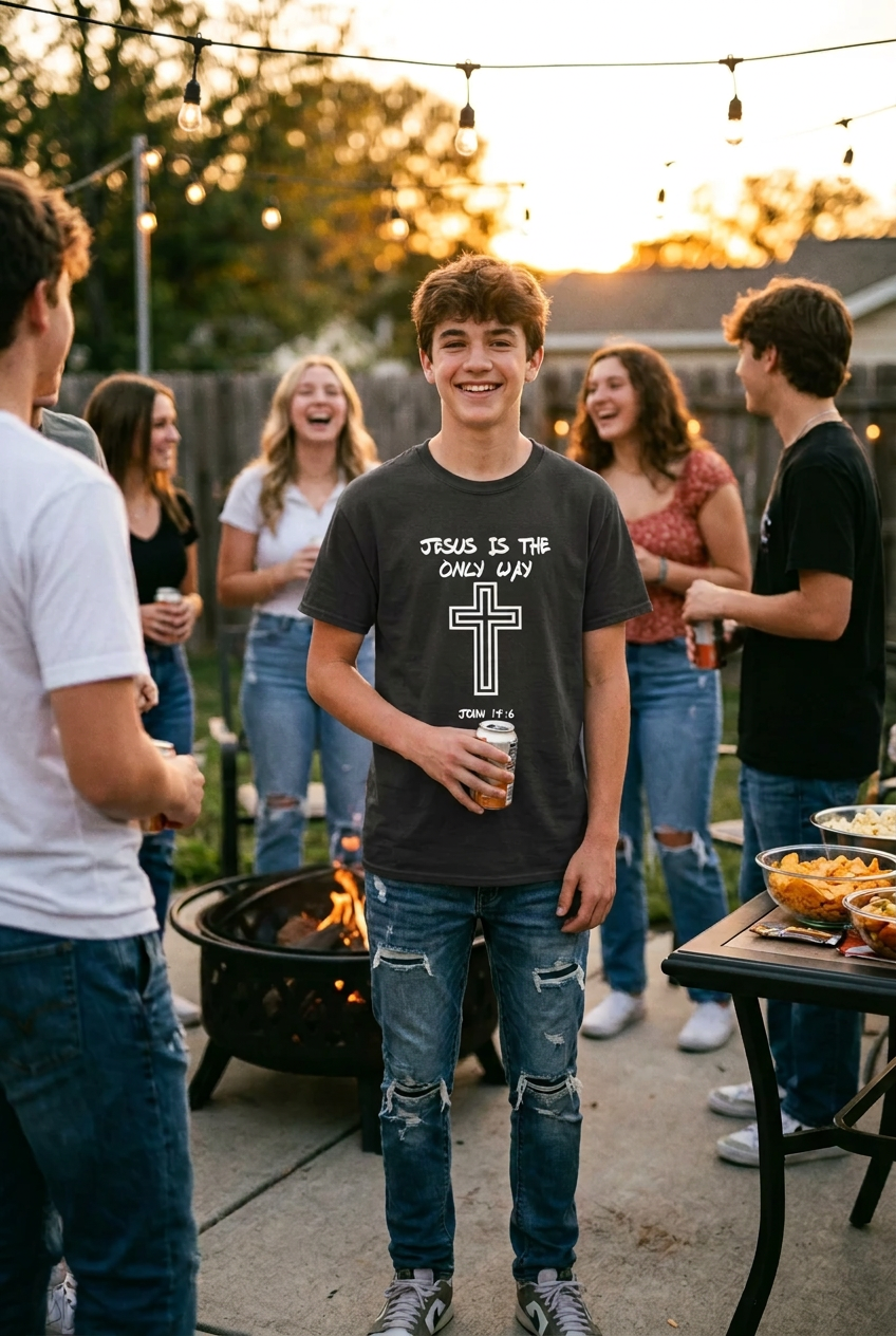 Jesus is the way Tall Men's Tee