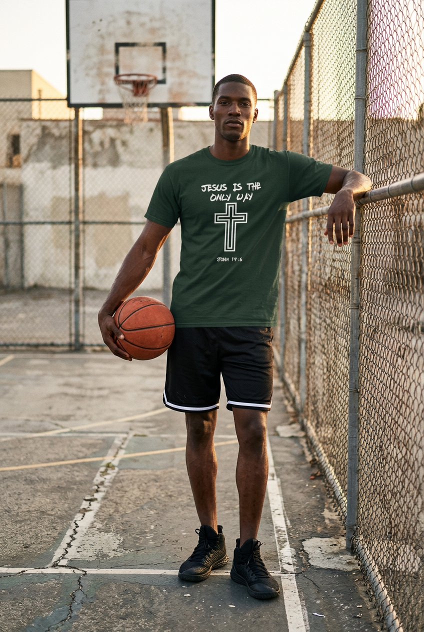 Jesus is the way Tall Men's Tee