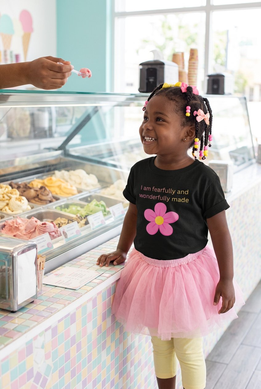 Fearfully and Wonderfully Made Toddler Short Sleeve Tee