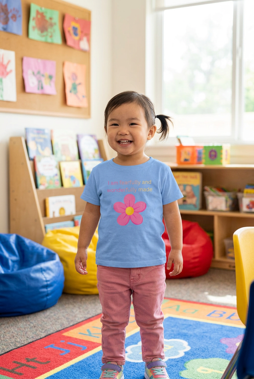Fearfully and Wonderfully Made Toddler Short Sleeve Tee