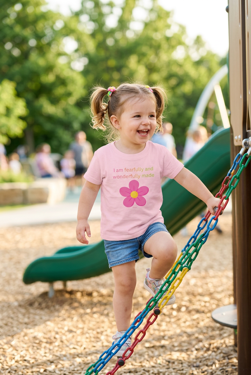 Fearfully and Wonderfully Made Toddler Short Sleeve Tee