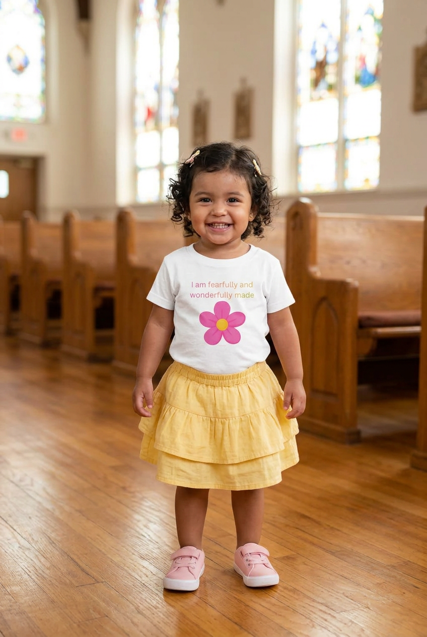 Fearfully and Wonderfully Made Toddler Short Sleeve Tee
